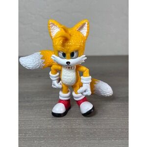 2024 JAKKS‎ Pacific- Sonic the Hedgehog 3 (Movie)- Tails Action Figure- EUC